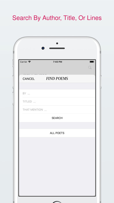 Emulate iPhone app Poem DB using MyAndroid Emulate iPhone app Poem DB using MyAndroid