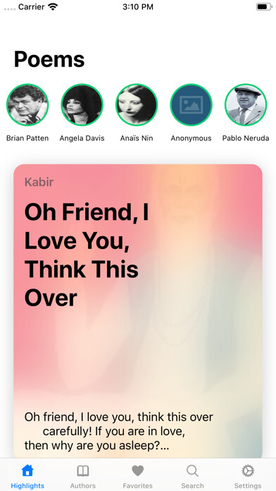 Emulate iPhone app Poems - Love, Romantic using MyAndroid Emulate iPhone app Poems - Love, Romantic using MyAndroid