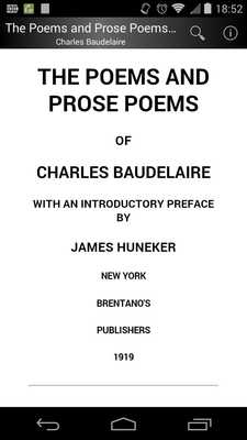 Emulate Android APK Poems of Charles Baudelaire Emulate Android APK Poems of Charles Baudelaire