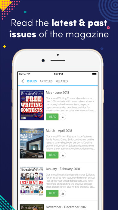 Emulate iPhone app Poets & Writers Magazine using MyAndroid Emulate iPhone app Poets & Writers Magazine using MyAndroid