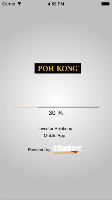 Emulate iPhone app Poh Kong Holdings Berhad Investor Relations using MyAndroid Emulate iPhone app Poh Kong Holdings Berhad Investor Relations using MyAndroid
