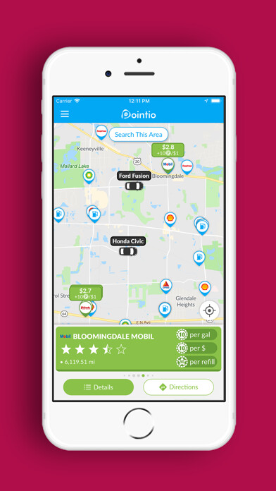 Emulate iPhone app Pointio using MyAndroid