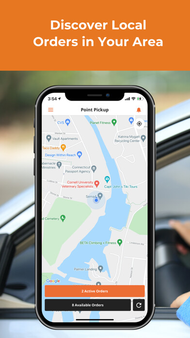 Emulate iPhone app Point Pickup Driver using MyAndroid Emulate iPhone app Point Pickup Driver using MyAndroid