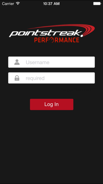 Emulate iPhone app Pointstreak Performance Mobile using MyAndroid
