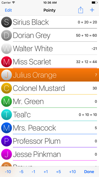 Emulate iPhone app Pointy Scorekeeper using MyAndroid Emulate iPhone app Pointy Scorekeeper using MyAndroid