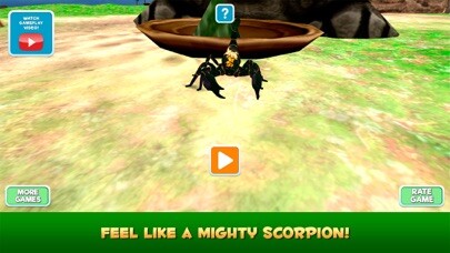 Emulate iPhone app Poisonous Scorpion Survival Simulator using MyAndroid