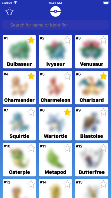 Emulate iPhone app Pokédex - Guide for Pokémon GO using MyAndroid