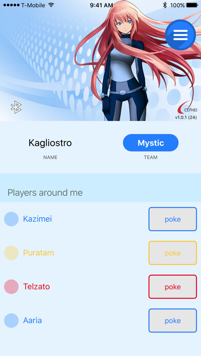Emulate iPhone app Poke-a-Team Finder for Pokemon GO using MyAndroid Emulate iPhone app Poke-a-Team Finder for Pokemon GO using MyAndroid