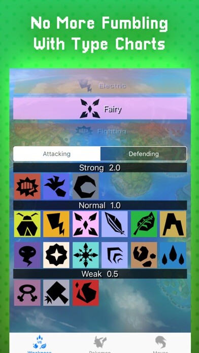 Emulate iPhone app Poke Battle: Type Weakness App using MyAndroid Emulate iPhone app Poke Battle: Type Weakness App using MyAndroid
