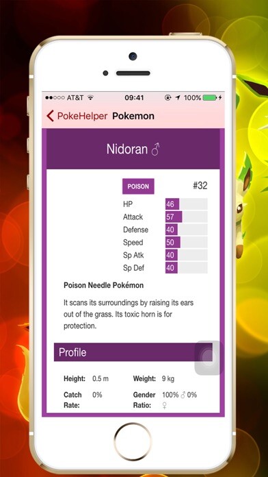 Emulate iPhone app PokeHelp - PokeDex for Pokemon Game using MyAndroid Emulate iPhone app PokeHelp - PokeDex for Pokemon Game using MyAndroid
