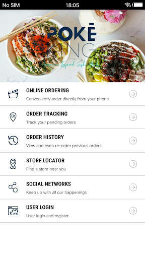 Run android online APK Poke King Online Ordering from MyAndroid or emulate Poke King Online Ordering using MyAndroid