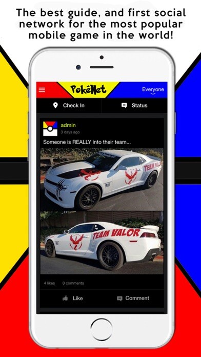 Emulate iPhone app PokeNet - Guide, Maps, and Social Network for Pokemon Go! using MyAndroid
