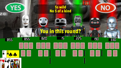 Emulate iPhone app Poker 3-5-7 using MyAndroid
