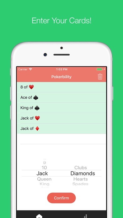 Emulate iPhone app Pokerbility using MyAndroid