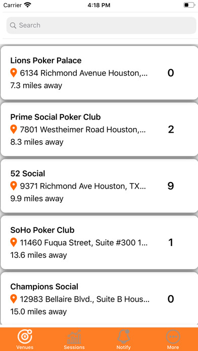 Emulate iPhone app Poker Buddy - Live Poker using MyAndroid Emulate iPhone app Poker Buddy - Live Poker using MyAndroid