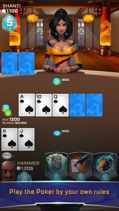 Emulate iPhone app Poker Hero: Card Strategy using MyAndroid