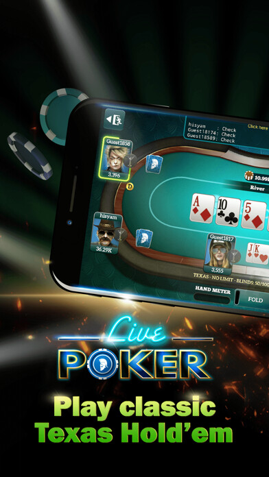 Emulate iPhone app Poker Live Omaha & Texas using MyAndroid