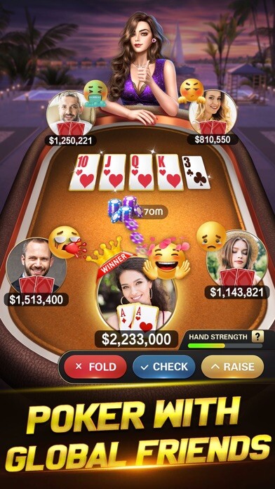 Emulate iPhone app Poker Live: Texas Holdem using MyAndroid