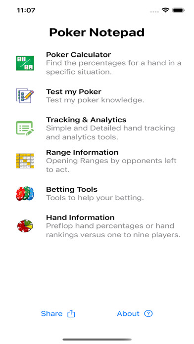 Emulate iPhone app Poker Notepad using MyAndroid Emulate iPhone app Poker Notepad using MyAndroid