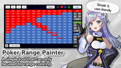 Emulate iPhone app Poker Range Painter using MyAndroid Emulate iPhone app Poker Range Painter using MyAndroid