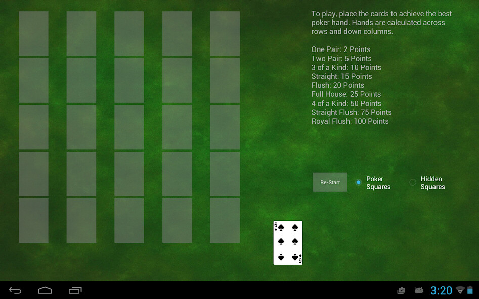 Emulate Android APK Poker Squares