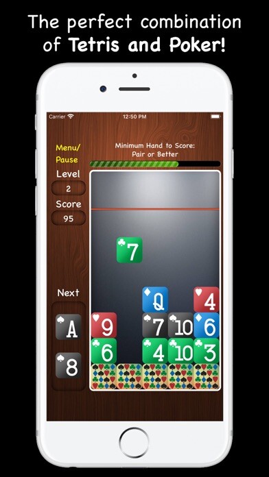 Emulate iPhone app Poker Stacker using MyAndroid