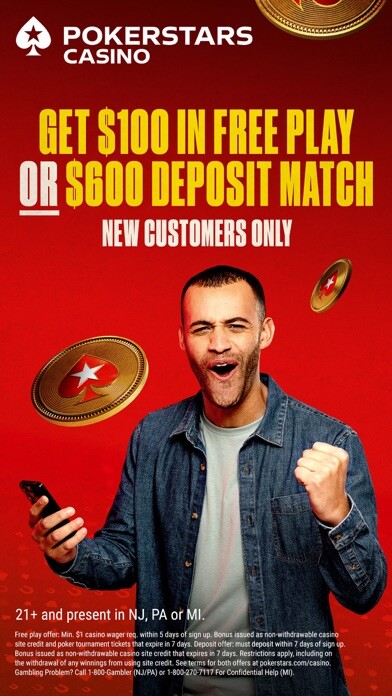 Emulate iPhone app PokerStars Casino - Real Money using MyAndroid