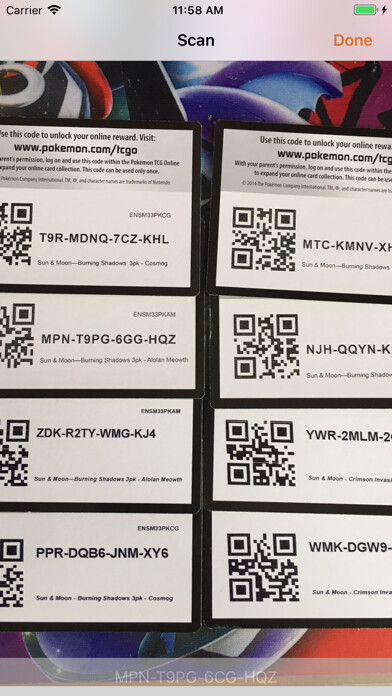 Emulate iPhone app PokeScan using MyAndroid