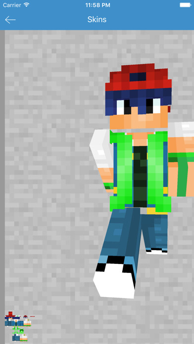 Emulate iPhone app Poke Skins for Minecraft - Pokemon Go edition Free App using MyAndroid Emulate iPhone app Poke Skins for Minecraft - Pokemon Go edition Free App using MyAndroid