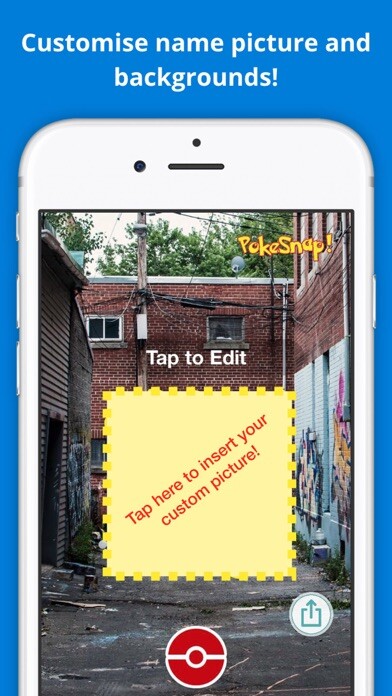 Emulate iPhone app PokeSnap - Screen maker for Pokemon go style pictures! using MyAndroid Emulate iPhone app PokeSnap - Screen maker for Pokemon go style pictures! using MyAndroid