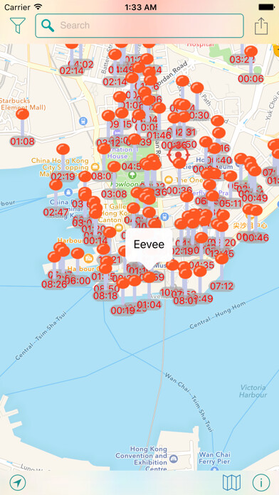 Emulate iPhone app Poké Maps - Scan for Pokemon Go using MyAndroid Emulate iPhone app Poké Maps - Scan for Pokemon Go using MyAndroid