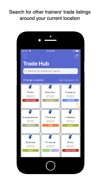Emulate iPhone app PokéTradingPlace using MyAndroid Emulate iPhone app PokéTradingPlace using MyAndroid