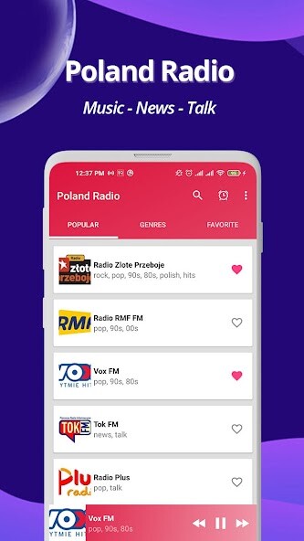 Run android online APK Poland Radio - Online FM Radio from MyAndroid or emulate Poland Radio - Online FM Radio using MyAndroid