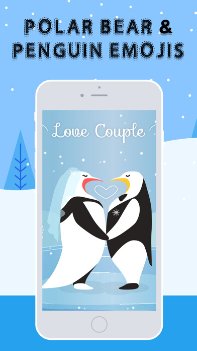 Emulate iPhone app Polar Bear and Penguin Emojis using MyAndroid