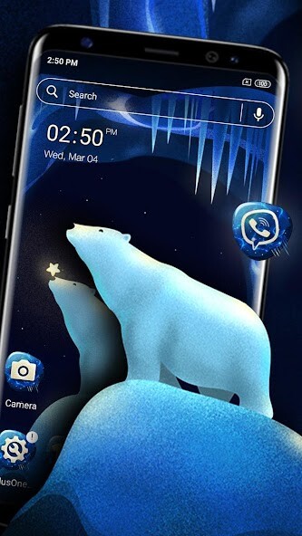 Emulate Android APK Polar Bear Launcher Theme