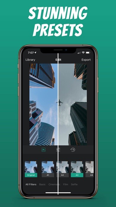 Emulate iPhone app Polarizer - Photo Filter App using MyAndroid