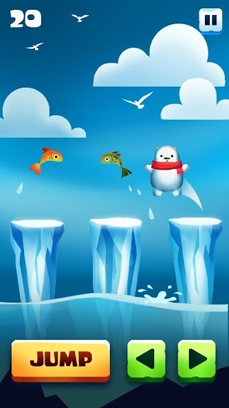 Run android online APK Polar Jump: Save The Bear Arcade Platformer from MyAndroid or emulate Polar Jump: Save The Bear Arcade Platformer using MyAndroid