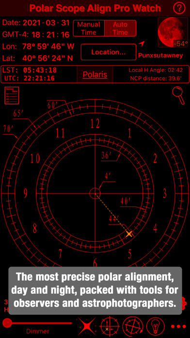 Emulate iPhone app Polar Scope Align Pro Watch using MyAndroid Emulate iPhone app Polar Scope Align Pro Watch using MyAndroid
