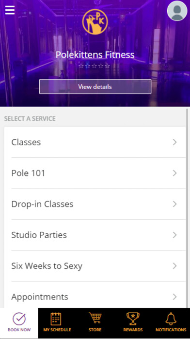 Emulate iPhone app Polekittens Fitness using MyAndroid