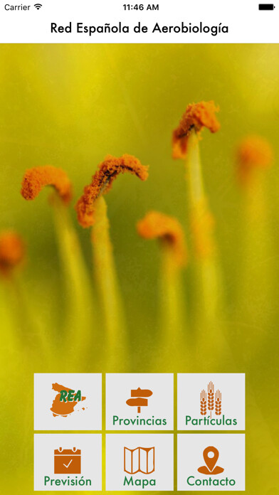 Emulate iPhone app Polen REA using MyAndroid