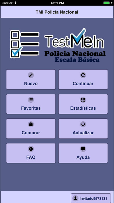 Emulate iPhone app Policía Nacional Test Me In using MyAndroid Emulate iPhone app Policía Nacional Test Me In using MyAndroid