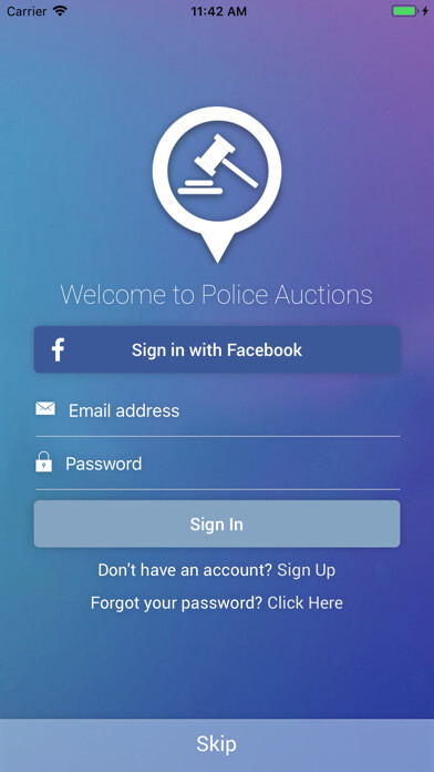 Emulate iPhone app Police Auctions using MyAndroid Emulate iPhone app Police Auctions using MyAndroid