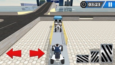 Emulate iPhone app Police Bike Plane Transport & Driving Simulator using MyAndroid