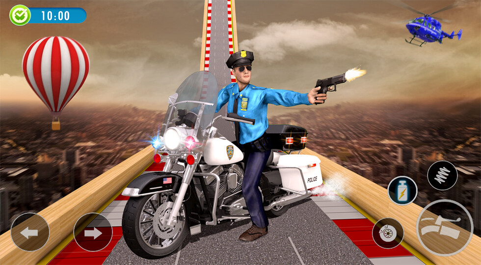Run android online APK Police bike Stunt Bike Racing from MyAndroid or emulate Police bike Stunt Bike Racing using MyAndroid