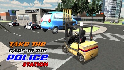 Emulate iPhone app Police Car Lifter Simulator 3D – Drive cops vehicle to lift wrongly parked cars using MyAndroid