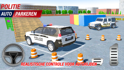 Emulate iPhone app Police Car Parking Prado Game using MyAndroid