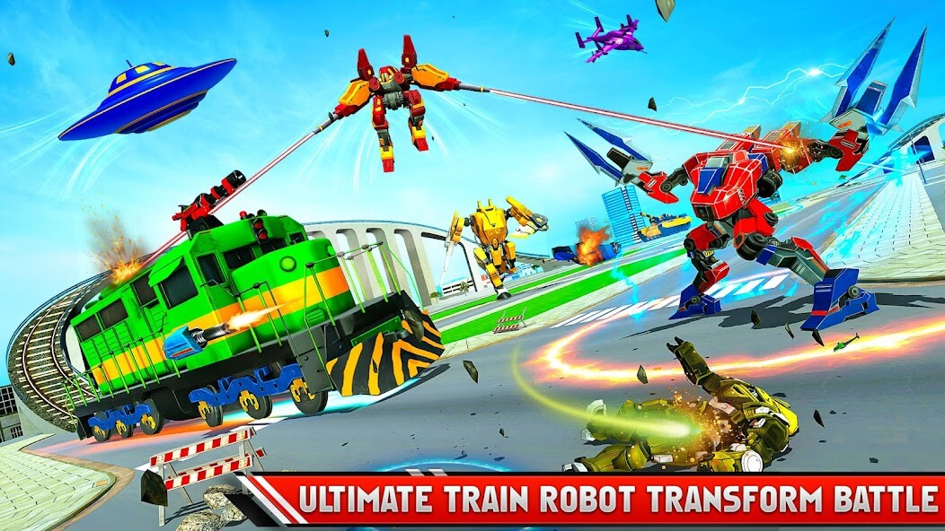 Run android online APK Police Flying Train Robot Car from MyAndroid or emulate Police Flying Train Robot Car using MyAndroid