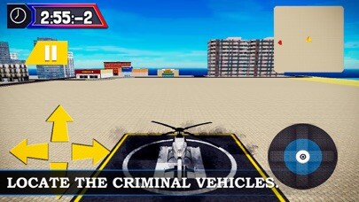 Emulate iPhone app Police Helicopter Crime Arrest & Chase game using MyAndroid