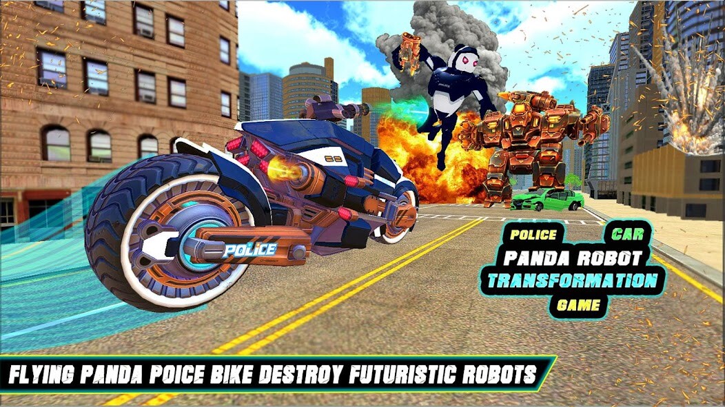 Run android online APK Police Panda Robot Battle Game from MyAndroid or emulate Police Panda Robot Battle Game using MyAndroid