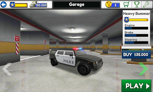 Emulate Android APK Police Parking 3D Extended 2